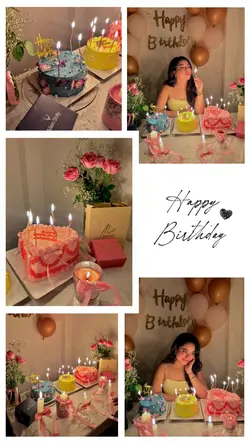 birthday collage