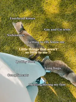 Little things..