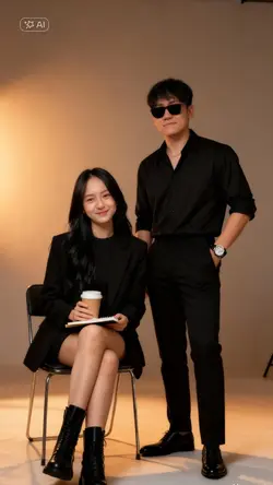 AI photoshoot couple