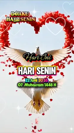Senin, 22 juni 2026