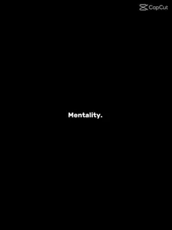 Mentality