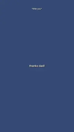 Thanks Dad!