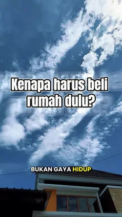 Beli rumah dulu