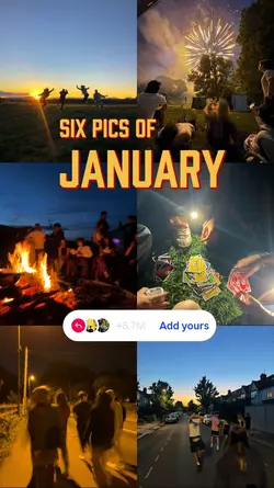 six photo of january
