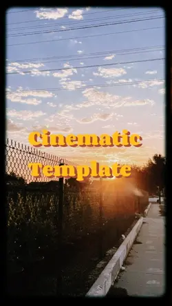 Cinematic template 