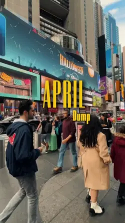 ¹³ April dump