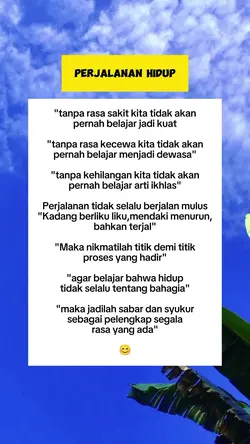perjalanan hidup 