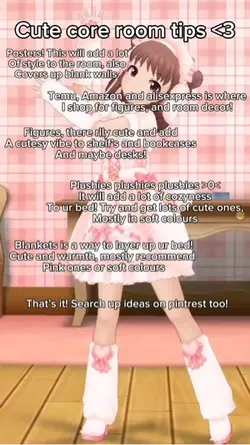 Cutecore room tips