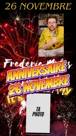 Anniversaire 26 Nov