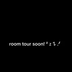 Room tour soon