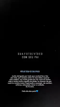 Feliz dia dos pais