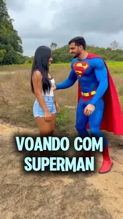 Voando com Superman