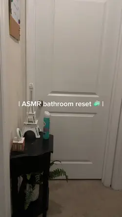 ASMR bathroom reset🧼
