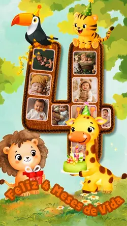 4 MESVERSARIO BEBE