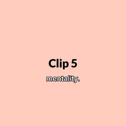 mentality