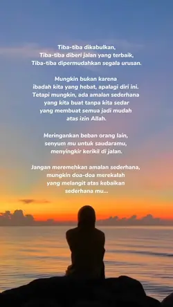 Tiba tiba dikabulkan