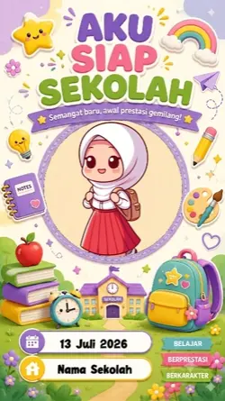Aku siap sekolah