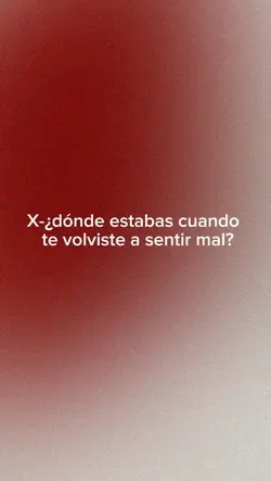 ¿dónde estabas ?