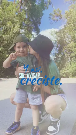 sin avisar creciste.