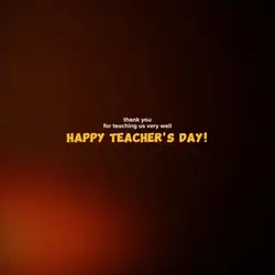 teacher's Day 