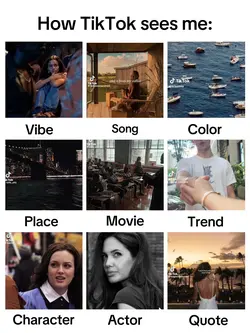 How TikTok sees me