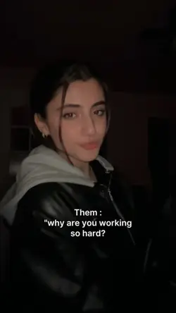 working so hard
