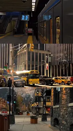 3 grid collage vlog