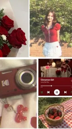 Red aesthetic