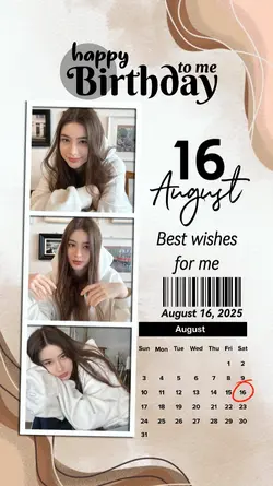 16 AUGUST HBD TO ME