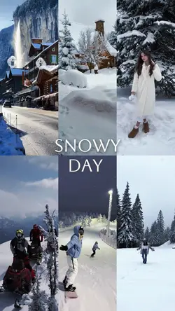 snowy day