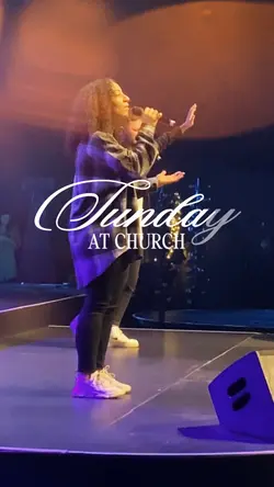 Sunday at church 