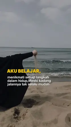 Aku belajar
