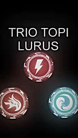 trio topi lurus