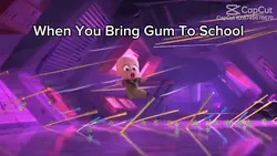 Gum at school