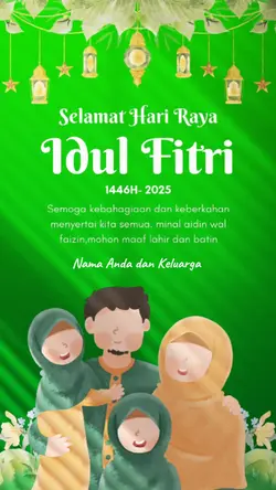 kartu ucapan lebaran