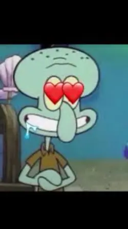 Squidward heart eyes