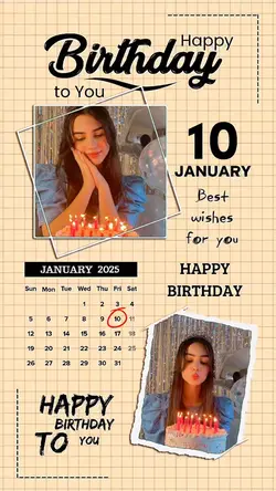 Brithday 10 january