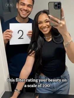 Beauty rating filter