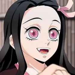Nezuko black eyes