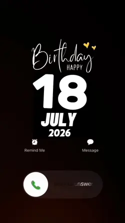 Hbd 18 July 2026
