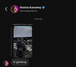 DM davina Karamoy 