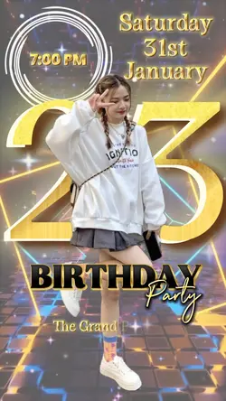 BIRTHDAY INVITATION