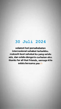 selamat hari sahabat