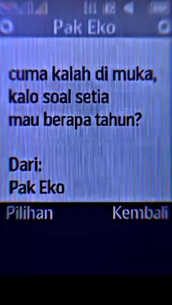 CUMA KALAH DI MUKA
