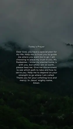 Today's prayer