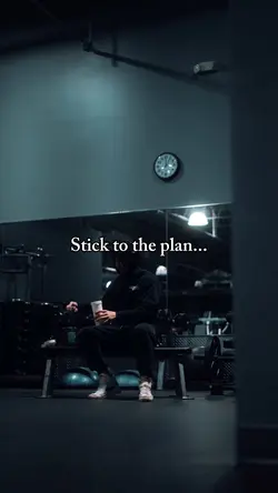 stick to the plan...