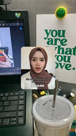 DIA MAH CANTIK KARNA