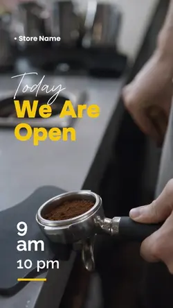 We Are Open