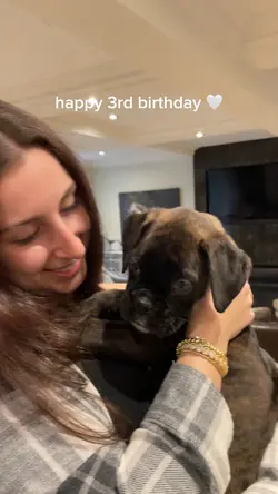 Puppy growing