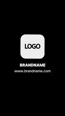 Logo glitch style